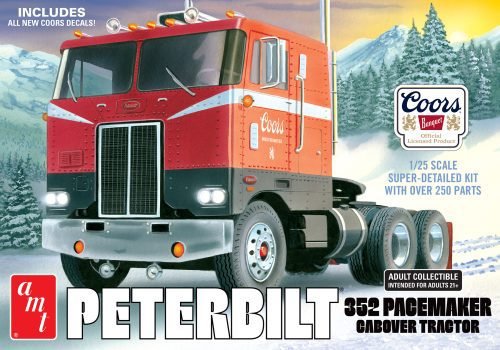 AMT - Peterbilt 352 Pacemaker COE Coors 1:25