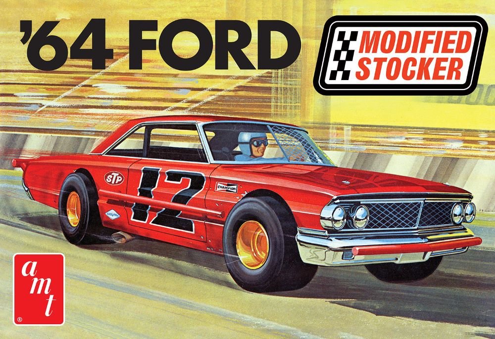 AMT - 1964 Ford Galaxie Modified Stocker 1:25