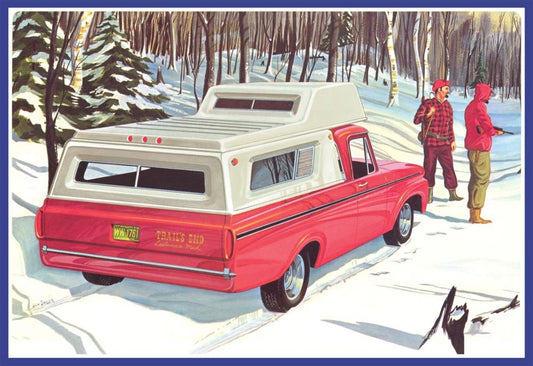 AMT - '63 Ford F-100 Camper Pickup 1:25