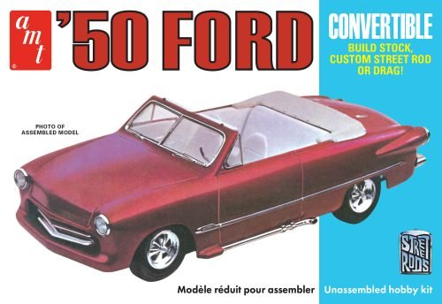 AMT - '50 Ford Convertible Street Rod 1:25
