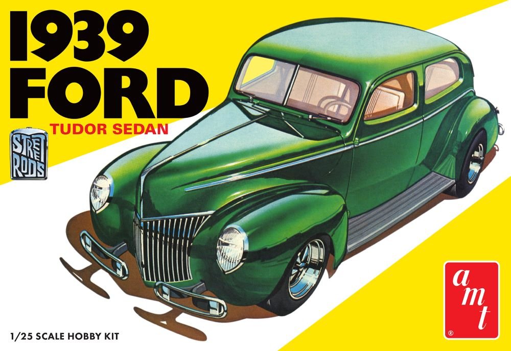 AMT - '39 Ford Sedan Street Rod 1:25
