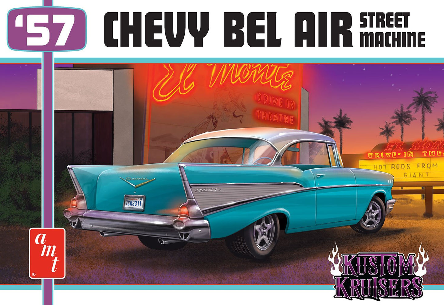 AMT - 1957 Chevy Bel Air Street Machine 1:25