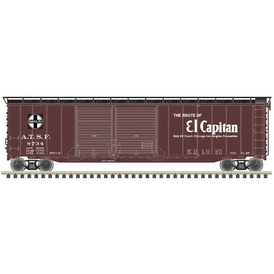 Atlas - Ho 50'Pw Dd Boxcar ATSF 8593