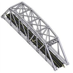 Atlas - N C80 Truss Bridge Kit Sil