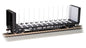 Bachmann - HO 52' Flatcar Tomco Car #203