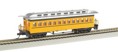 Bachmann - Ho 1880 Coach Undec Yel