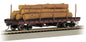 Bachmann - Ho 40' Log Car W/Logs '06-'35