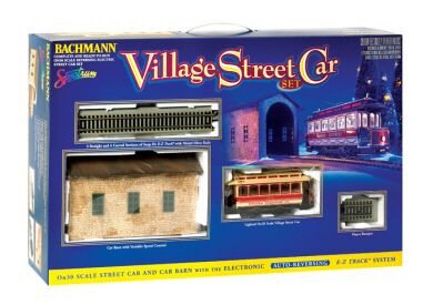 Bachmann - On30 Xmas Streetcar Train Set