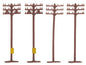 Bachmann - N Telephone Poles