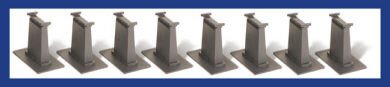 Bachmann - Ho Tall Pier Set Ez