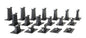 Bachmann - Ho Graduated Pier Set Ez
