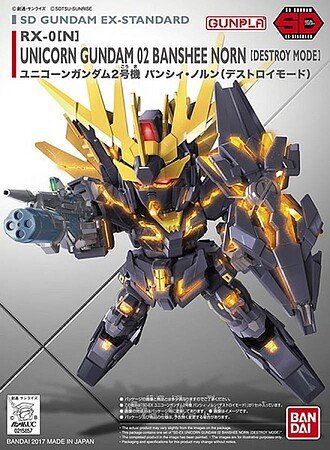 Bandai - Gundam Ex-Standard 015 Unicorn SD
