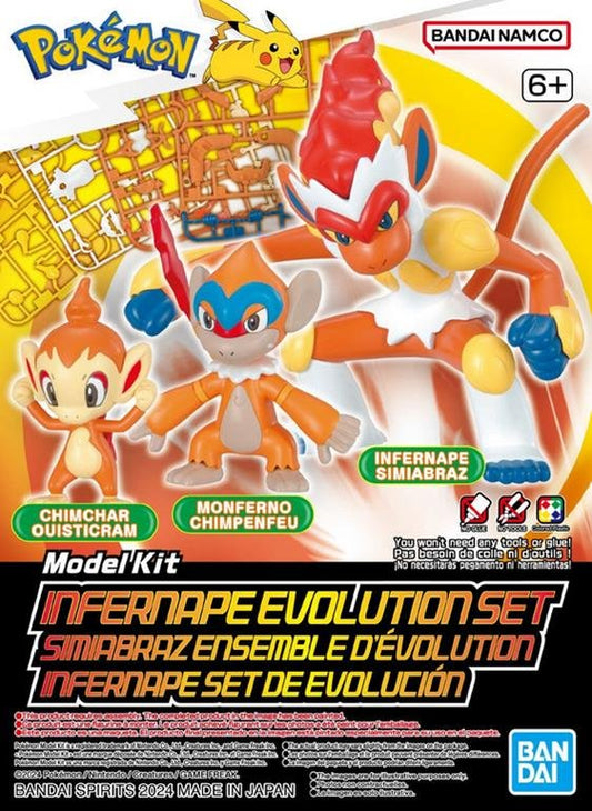 Bandai - Infernape Evolution Pokemon Set