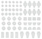 Bandai - Customize Material(DecorationParts1Wht