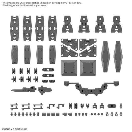 Bandai - 30MM Option Parts Set 19 Multi Shield