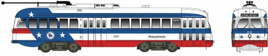 Bowser - Ho Pcc Streetcar BiCent Penna 2288