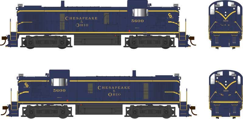 Bowser - Alco RS-3 Phase 3 C&O 5600