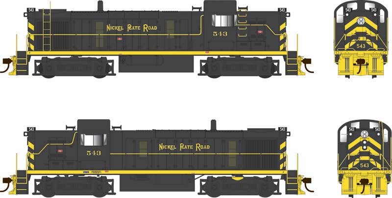 Bowser - Alco RS-3 Phase 3 NKP 553