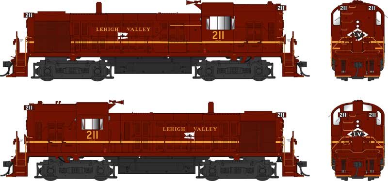 Bowser - Ho ALCo RS-3 LV Tuscan 211
