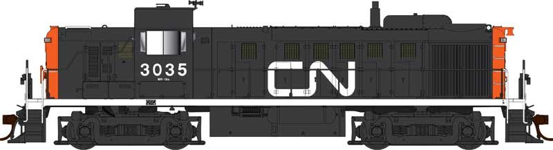 Bowser - Ho RS-3 Phase III CN 3040 Black