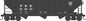Bowser - Ho 12p 3bay Hopper PRR H39A 280041