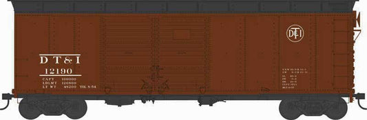 Bowser - Ho X31 Rd Roof Boxcar DT&I 12222
