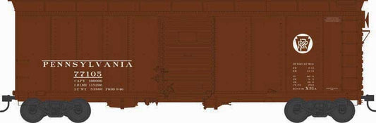 Bowser - Ho X31 Rd Roof Boxcar PRR 77123