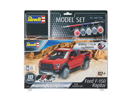 Revell - Model Set 2017 Ford F-150 Raptor (Easy-Click System) - Scale 1/25