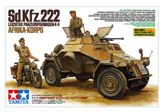 Tamiya - German Armored CAr Sd.Kfz.222 North Africa - Scale 1/35