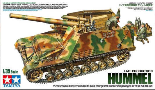 Tamiya - German Howitzer Hummel Late Production - Scale 1/35