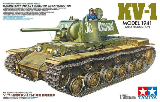 Tamiya - Russian Heavy Tank KV-1 1941 Early Production - Scale 1/35