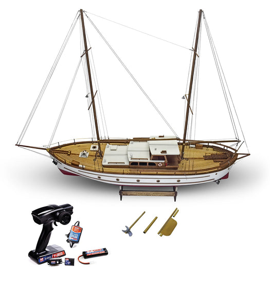 Nauticurso Yacht Bruma With R/C Combo Set 1:43 Scale