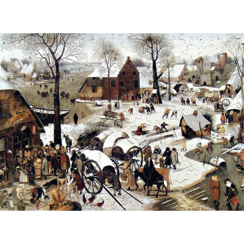 Michele Wilson Puzzles - BETHLEHEM WINTER CELEBRATION - (350)