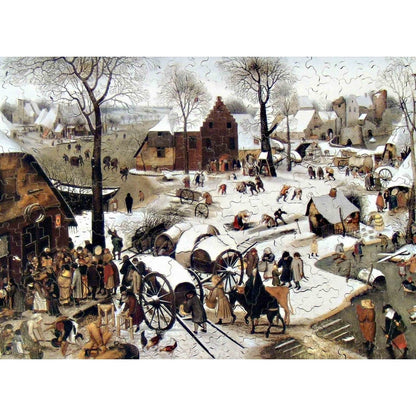 Michele Wilson Puzzles - BETHLEHEM WINTER CELEBRATION - (350)