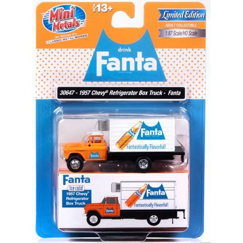 Classic Metal Works - HO '57 Chevy Refrig Box Truck Fanta
