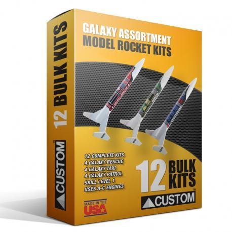 Custom Rocket - Galaxy Asst 4ea 10049,50,51