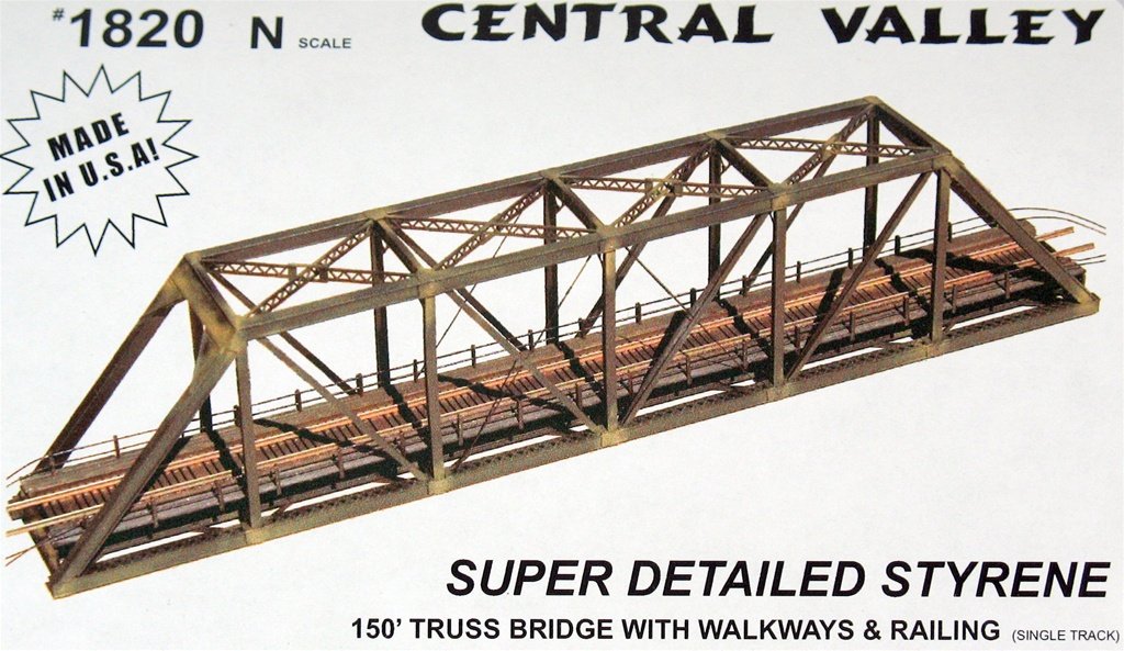 Central Valley - N 150'PRATT TRUSS BRIDGE W/WK