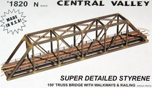 Central Valley - N 150'PRATT TRUSS BRIDGE W/WK
