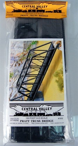 Central Valley - Ho PRATT TRUSS BRIDGE KIT