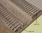 Central Valley - Ho BRANCH LINE TIE STRIPS Bulk