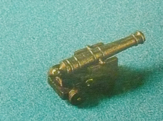 Corel - C-31 Cannon Kit 25 mm long - Burnished White Metal, Wood & Brass1/pk
