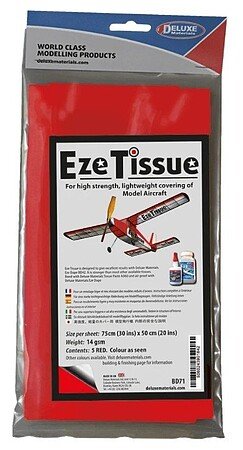 Deluxe Materials - EZE Tissue Red 5 per pack