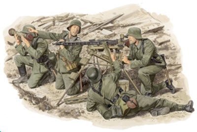DML - German Mg-42 Gun Team 1:35