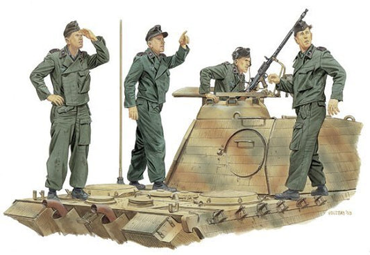 DML - Achtung-Jabo PanZer Crew France '44 1:35