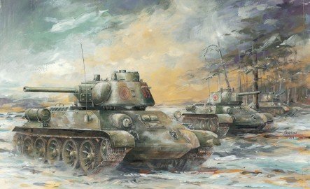 DML - T-34/76 Mod. 1943 #183 w/cuploa 1:35
