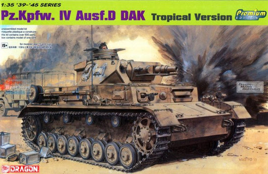DML - PzKpfw IV Ausf D DAK Tank 1:35