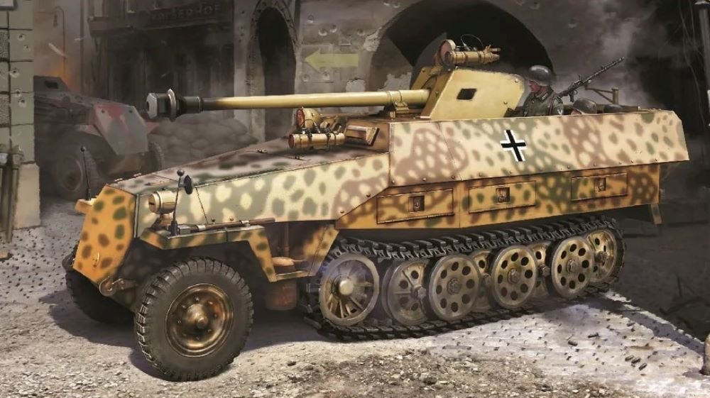 DML - SdKfz 251/22 Ausf D Halftrack w/nv 1:35