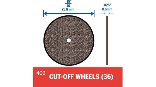 Dremel - Cutoff Wheel (.025 Thick)