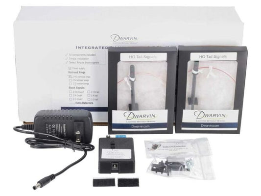 Dwarvin Lighting - DVITBS101 HO Tall Block Signal Kit w/pow
