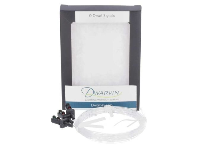 Dwarvin Lighting - DVFLBS301-3 O Fiber Lit 2 Color Dwarf 3p